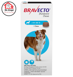 Thuốc trị ve rận cho chó từ 20 – 40kg dạng nhai Bravecto